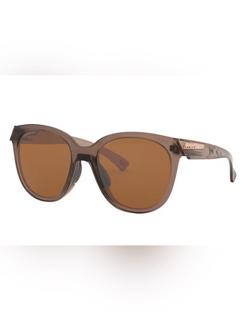 Oakley Women's Translucent Brown Frame Sunglasses with Brown Lenses